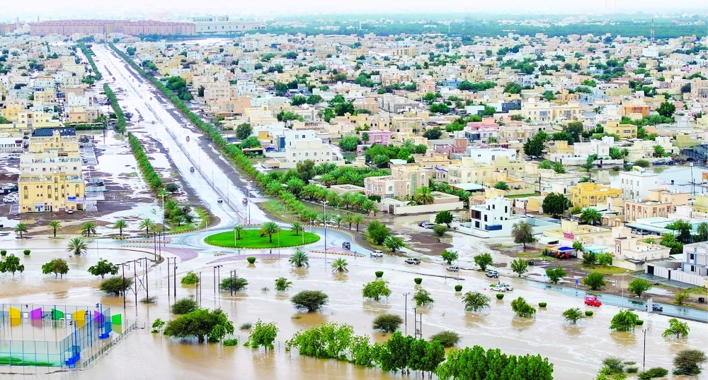 Many governorates reported heavy rains on Tuesday.