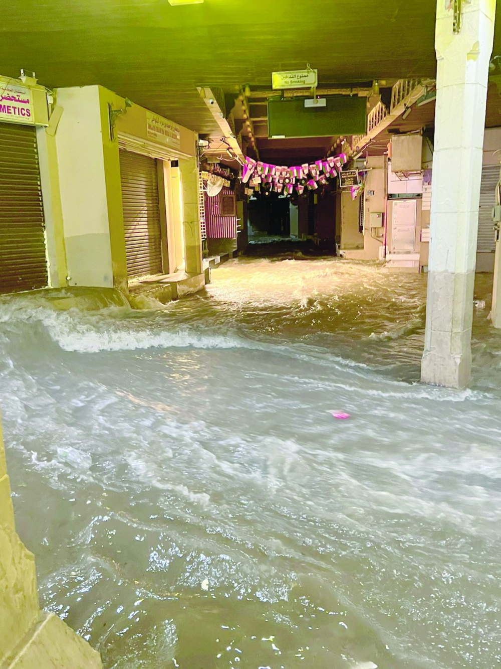 Muttrah Souq bears the brunt of rain
