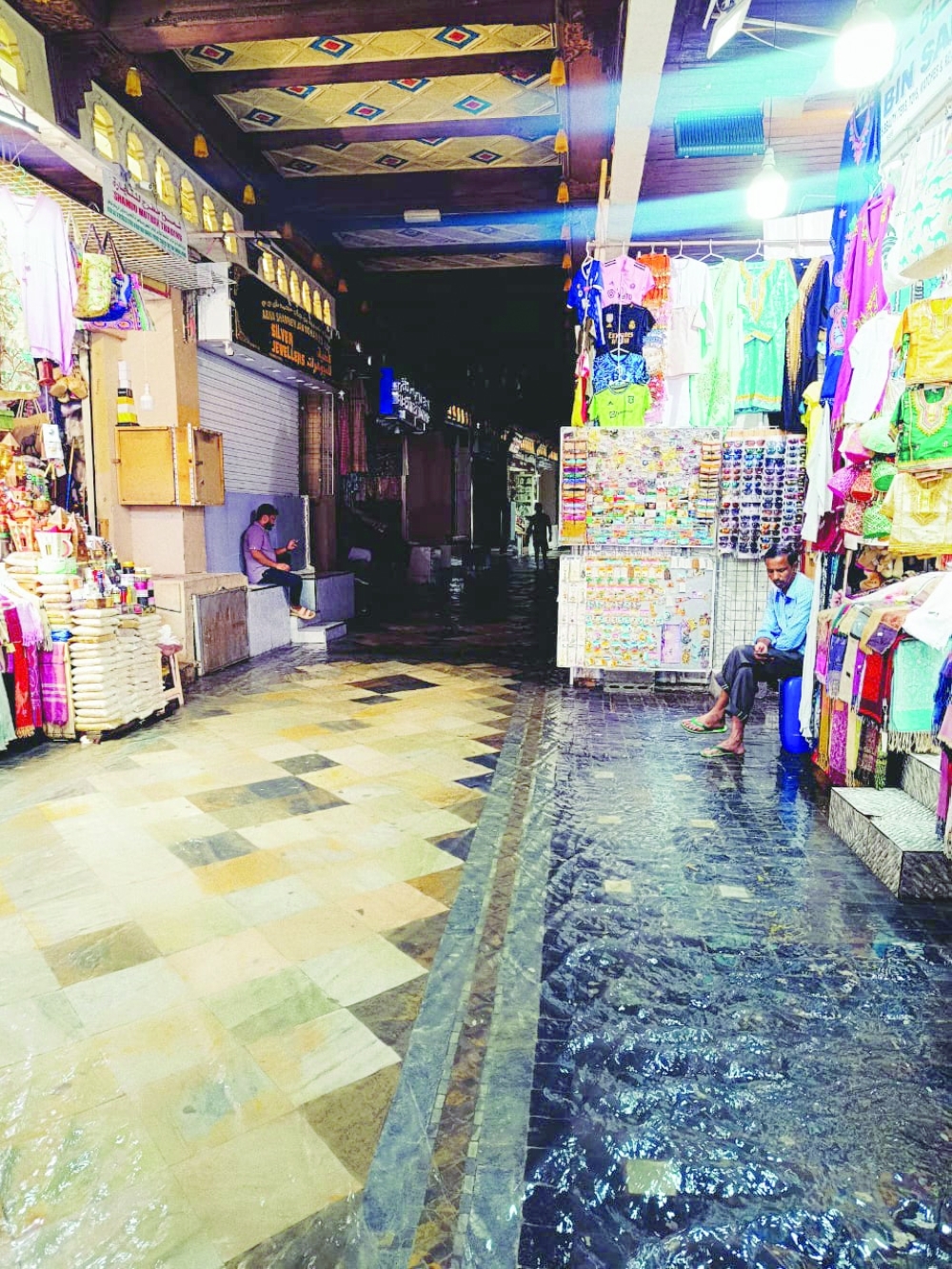 Muttrah Souq bears the brunt of rain