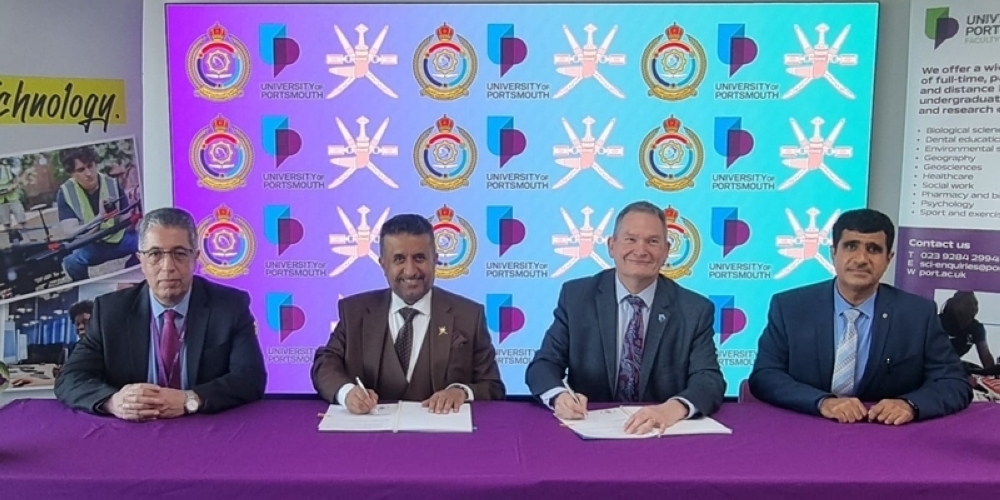 Dr Zaabi visited the University of Portsmouth, where the renewal addendum to the academic affiliation agreement with the university was signed for a period of five years. - ONA