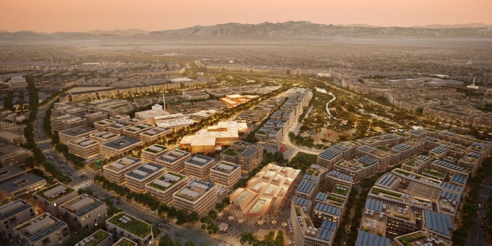The construction works of the Sultan Haitham City project Phase One (2024 - 2030) have begun.