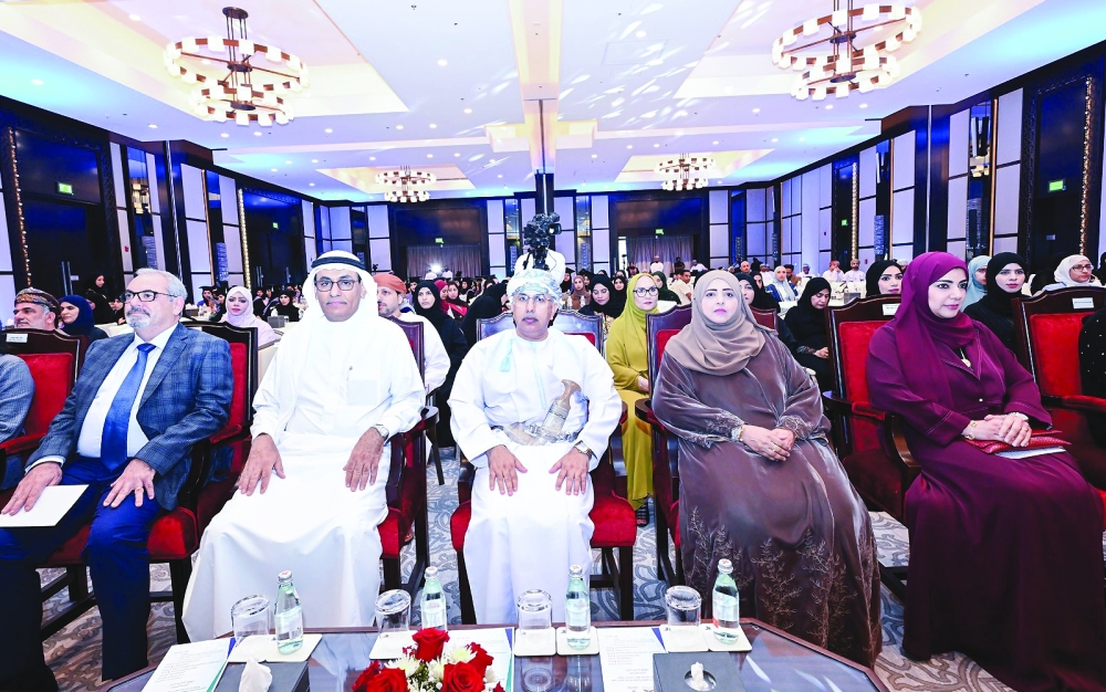 The event was held under the auspices of Dr Hilal bin Ali al Sabti, Minister of Health, and attended by Dr Laila bint Ahmed al Najar, Minister of Social Development.