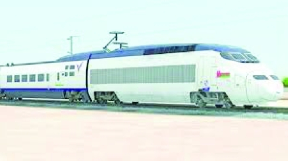 The 303-km railway will link Suhar to Abu Dhabi with passenger trains designed to reduce travel time to 1 hour 40 minutes