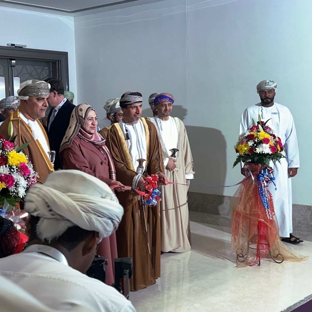 Eng Salim bin Nasser al Aufi, Minister of Energy and Minerals, officially inaugurated the OPES exhibition this morning.
