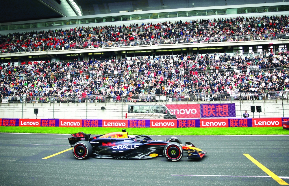 Formula One F1 - Chinese Grand Prix - Shanghai International Circuit, Shanghai, China - April 21, 2024 Red Bull's Max Verstappen in action during the race Pool. REUTERS