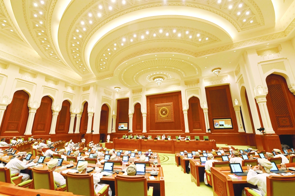 Majlis Ash'shura in session on Monday.