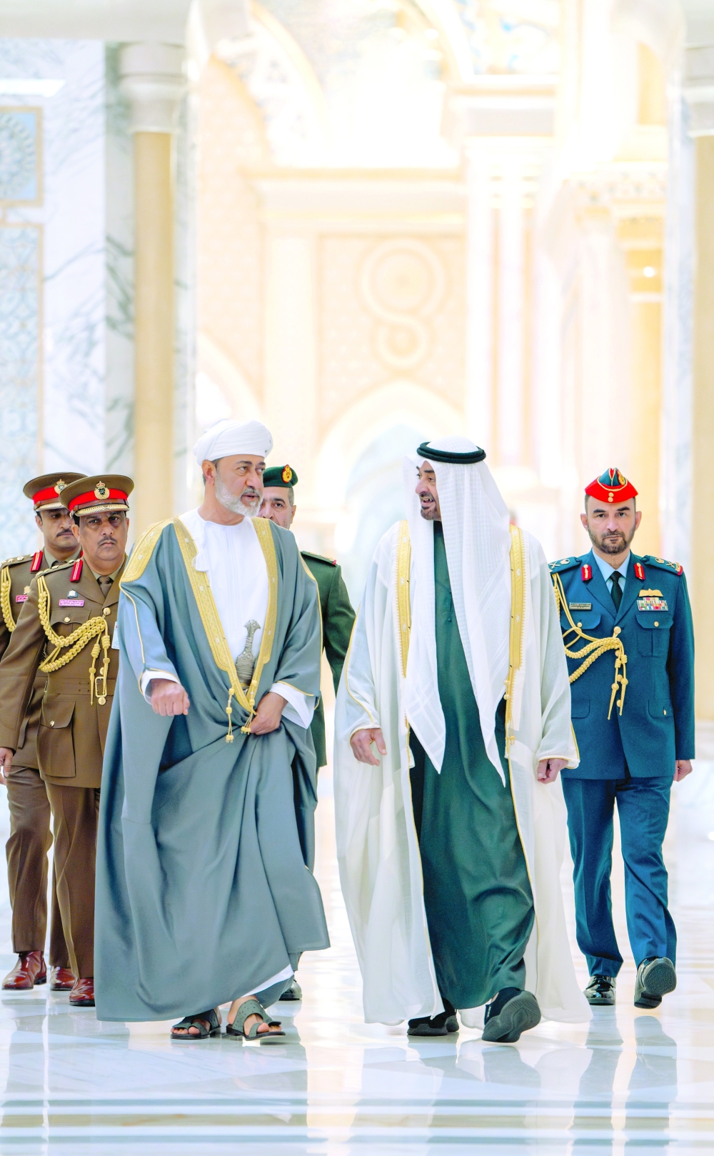 HM, UAE President hold official talks