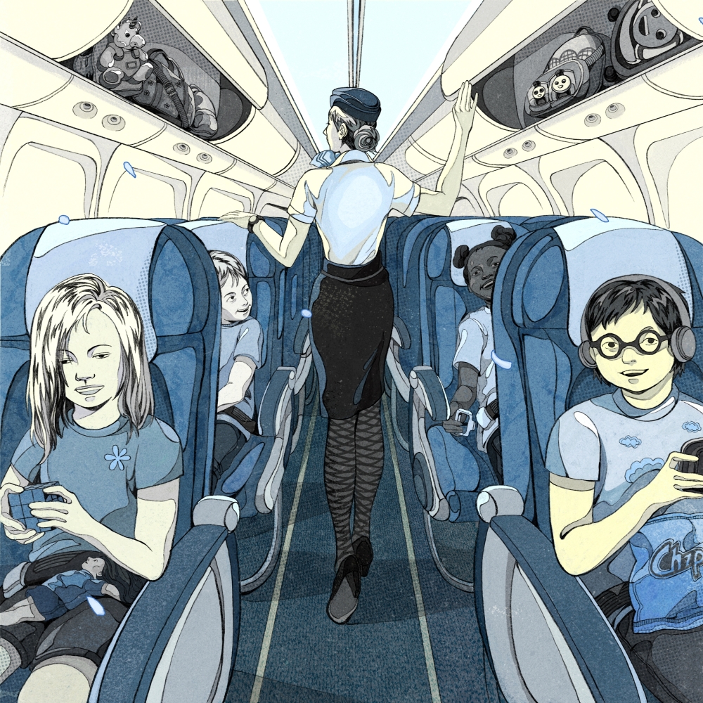 Its a complicated process to have your child fly unaccompanied. But life sometimes leaves no other option  and flying alone may be an exciting adventure for your little one. (Weston Wei/The New York Times) 