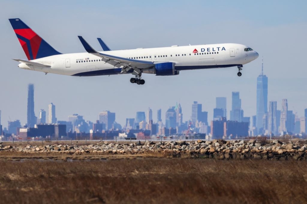 Delta said the Boeing 767 aircraft, which will be "thoroughly" evaluated, has been removed from service.
