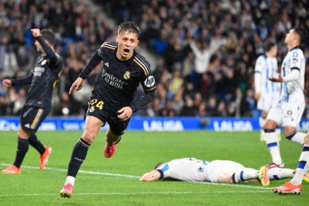 Real edge closer to title with gritty win at Sociedad
