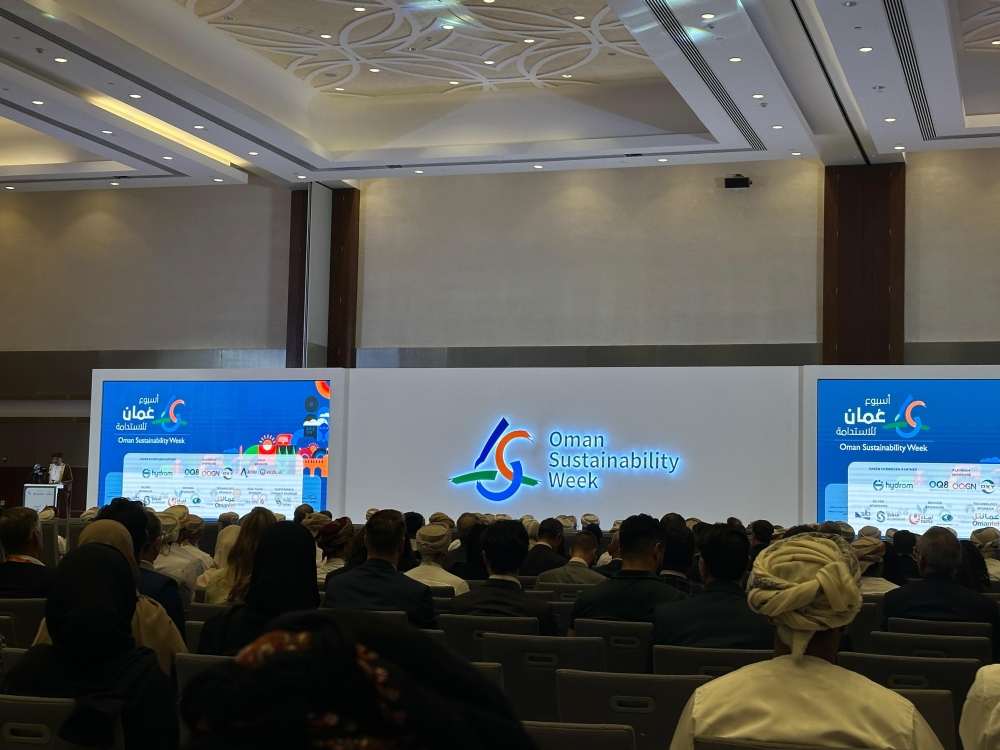 Oman Sustainability Week (OSW) officially commenced at the Oman Convention and Exhibition Centre (OCEC) on Monday