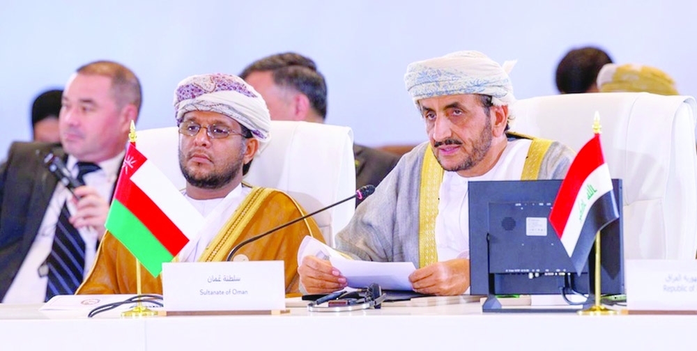 Oman was represented during the forum by Shaikh Khalifa bin Ali al Harthy, Under-Secretary of the Foreign Ministry for Diplomatic Affairs, and Dr Saleh bin Said Masan, Under-Secretary of the Ministry of Commerce, Industry and Investment Promotion for Commerce and Industry. - ONA