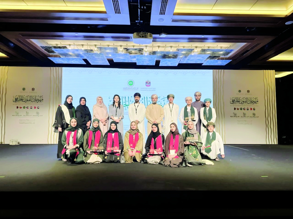 Omani students win awards in Gulf Arts Festival