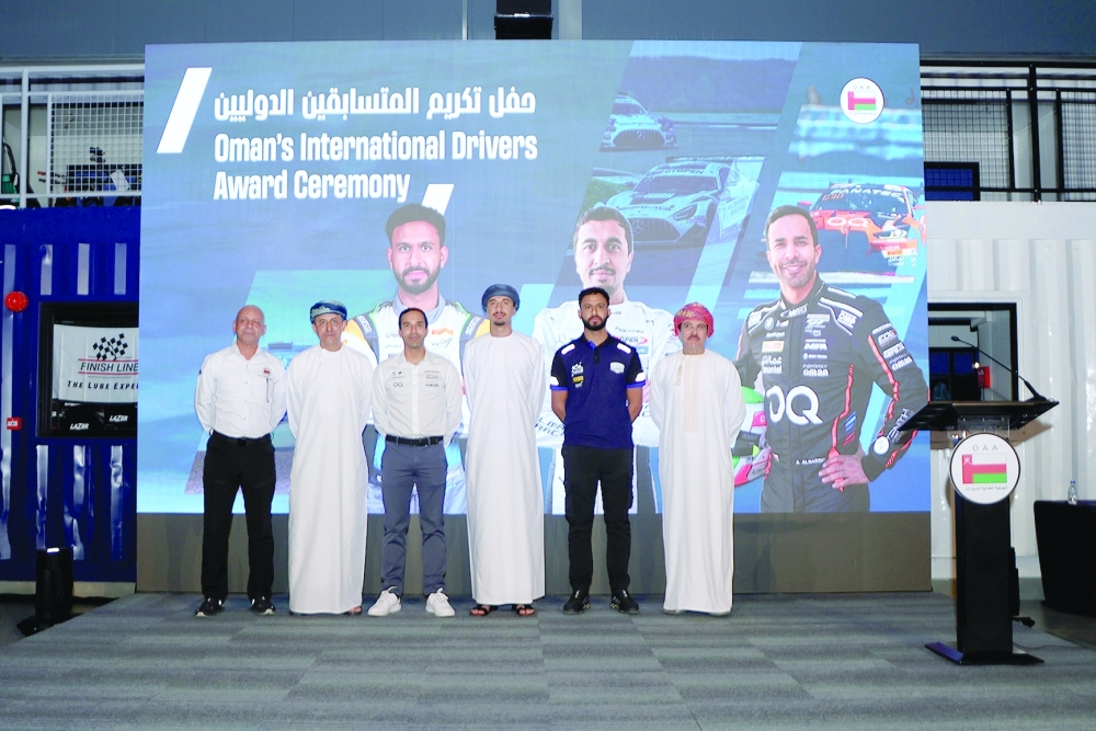OAA honours Oman’s international motorsport drivers