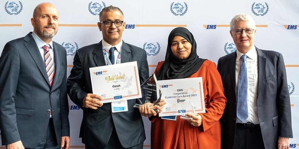 Oman maintains its global leadership in the performance of express mail service.
