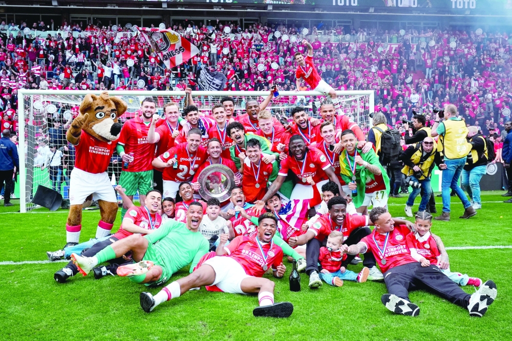 PSV Eindhoven crowned Dutch champions
