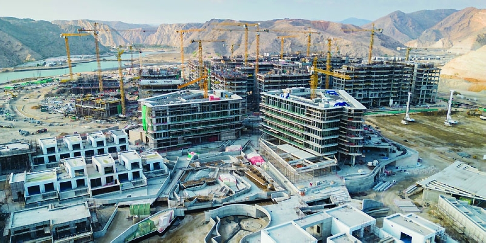 The construction sector plays a pivotal role in diversifying the economy and reducing dependency on oil revenues.
