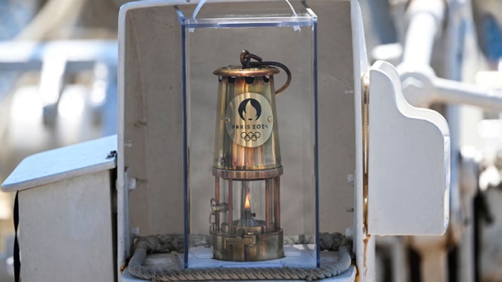 France fashions Paris 2024 torch from raw steel