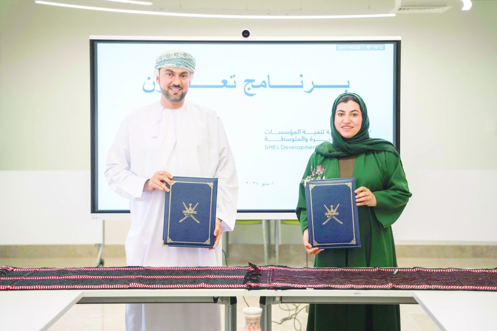 The programme was signed by Halima al Zaria, Chairperson, Riyada, and Ashraf al Maamari, Acting CEO of OQ Group