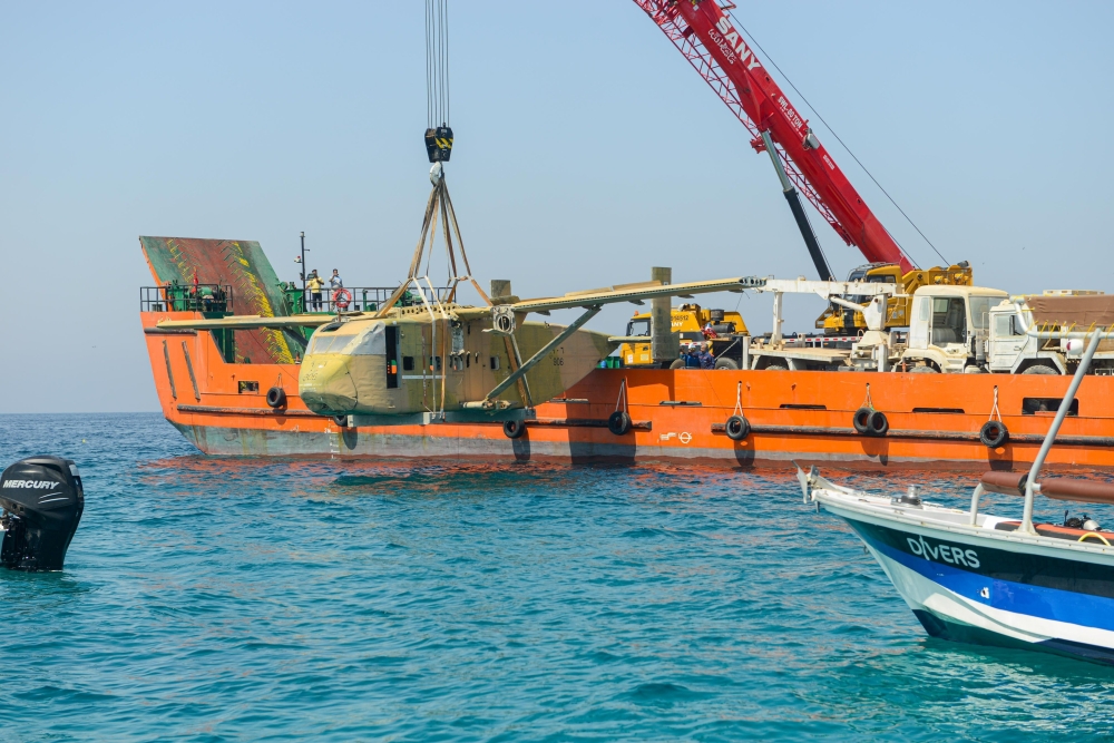 The endeavor seeks to address the decline of coral reefs caused by natural and human factors by creating an artificial reef ecosystem