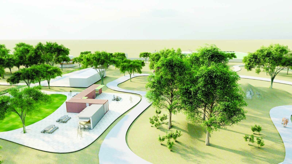 The projects include the establishment of Nizwa Public Park and the design and implementation of internal roads