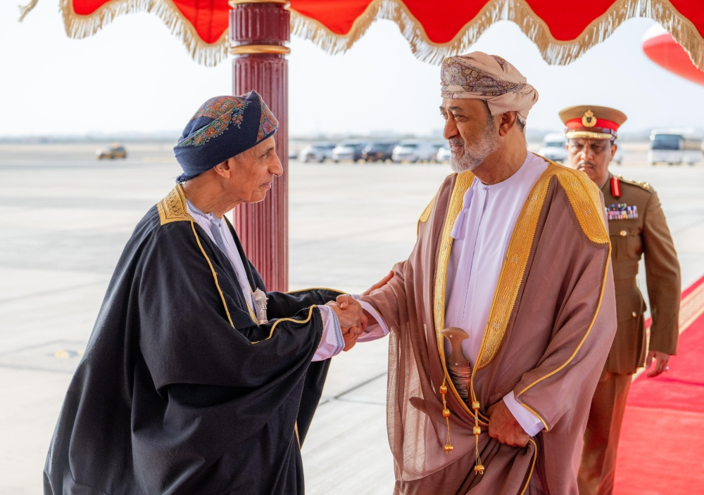 HM returns home  