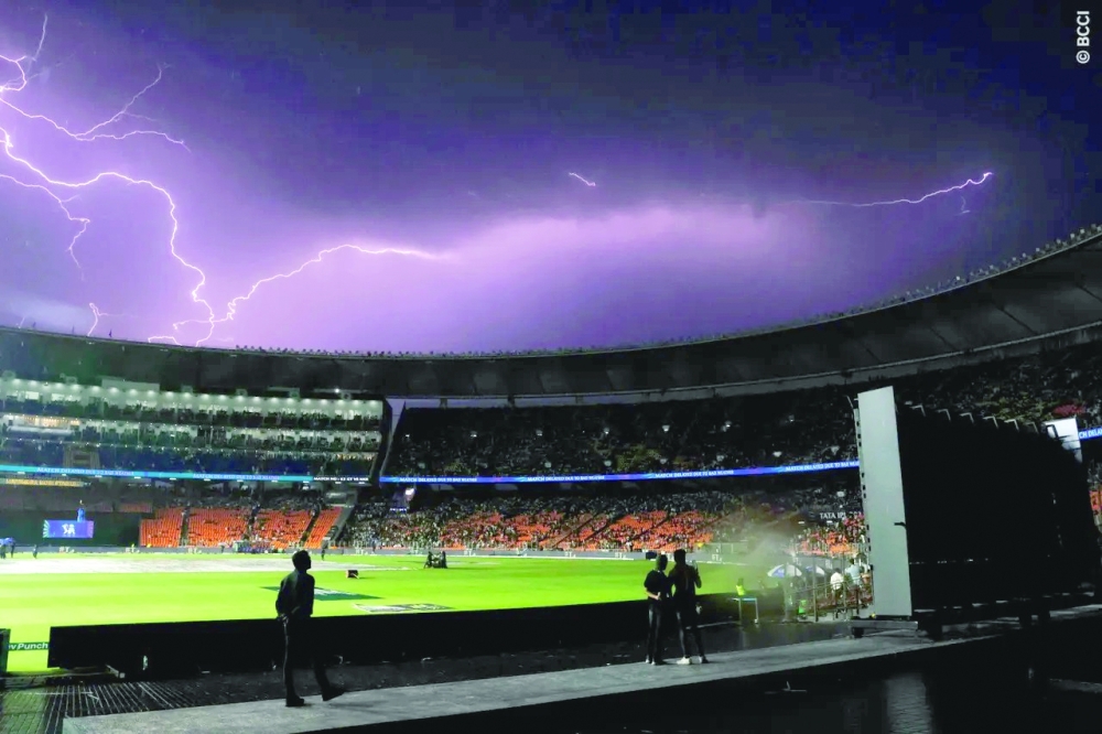 Gujarat out of IPL play-off race after washout