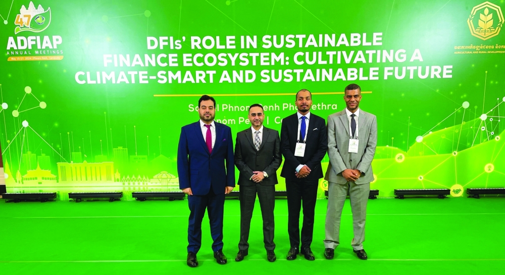 Delegation representing the Development Bank at the Phnom Penh forum.