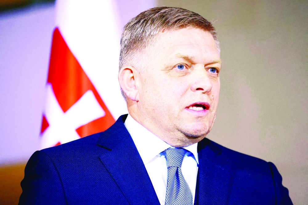 Slovakia's Prime Minister Robert Fico