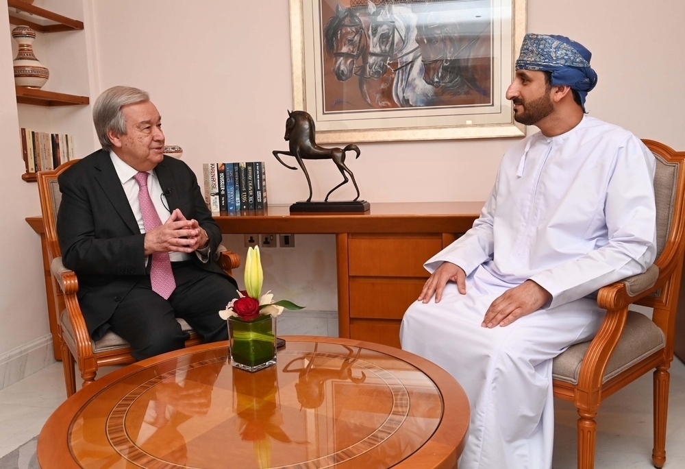  António Guterres, Secretary General of the United Nations, in a press interview with Oman News Agency