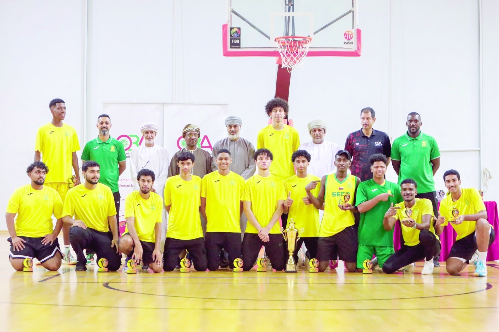 Al Seeb grabs Youth Basketball League, Salalah runners-up