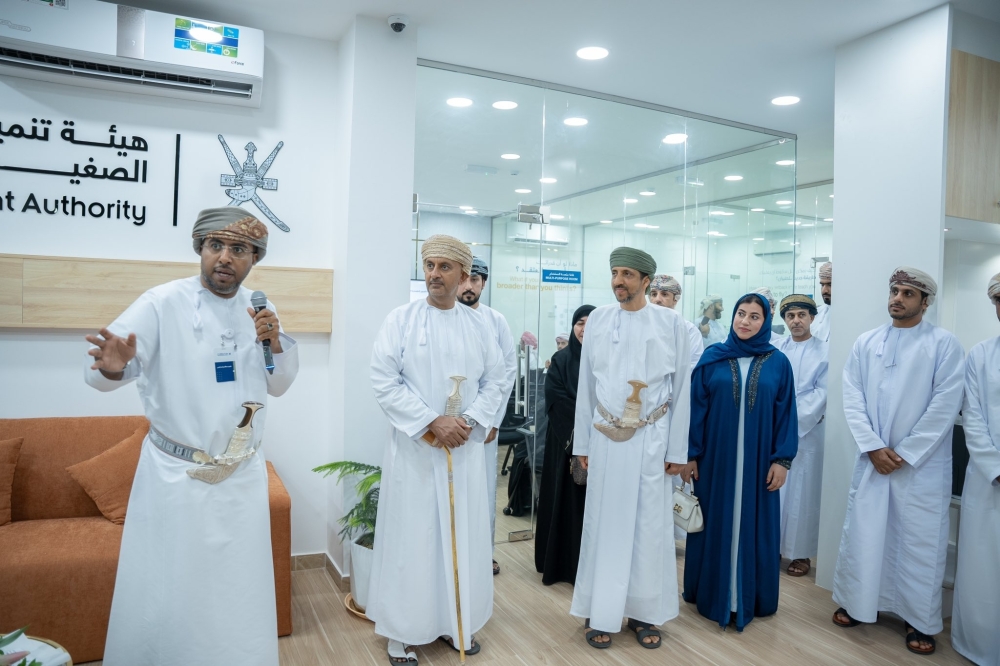 Dr Ali al Sunaidi, OPAZ chairman, Ibrahim al Busaidi, Governor of Musandam and Halima al Zariya, President of ASMED at the ceremony.