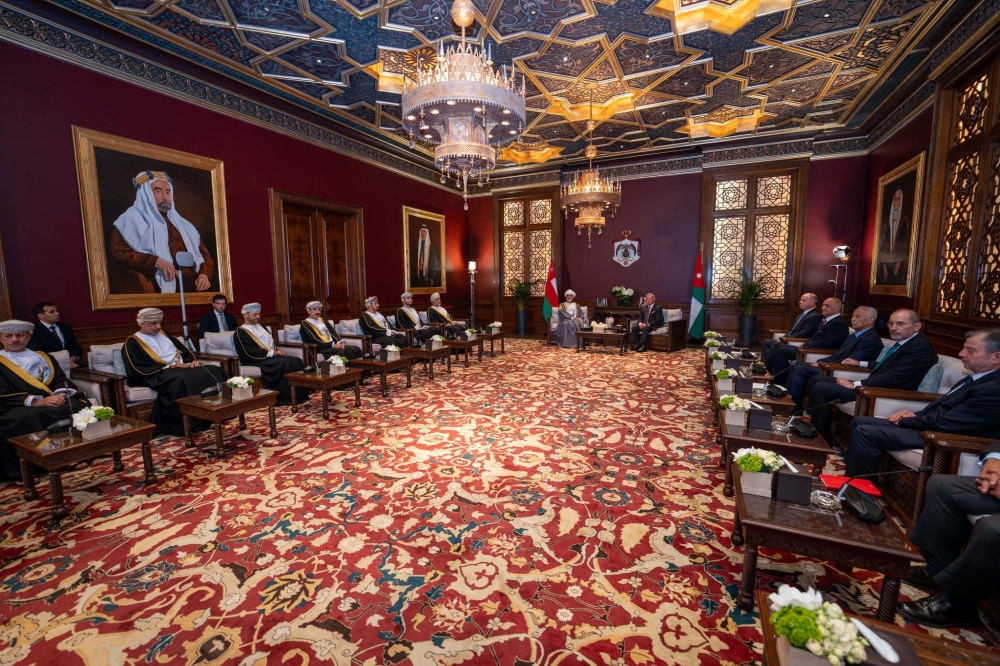 HM, King of Jordan hold talks