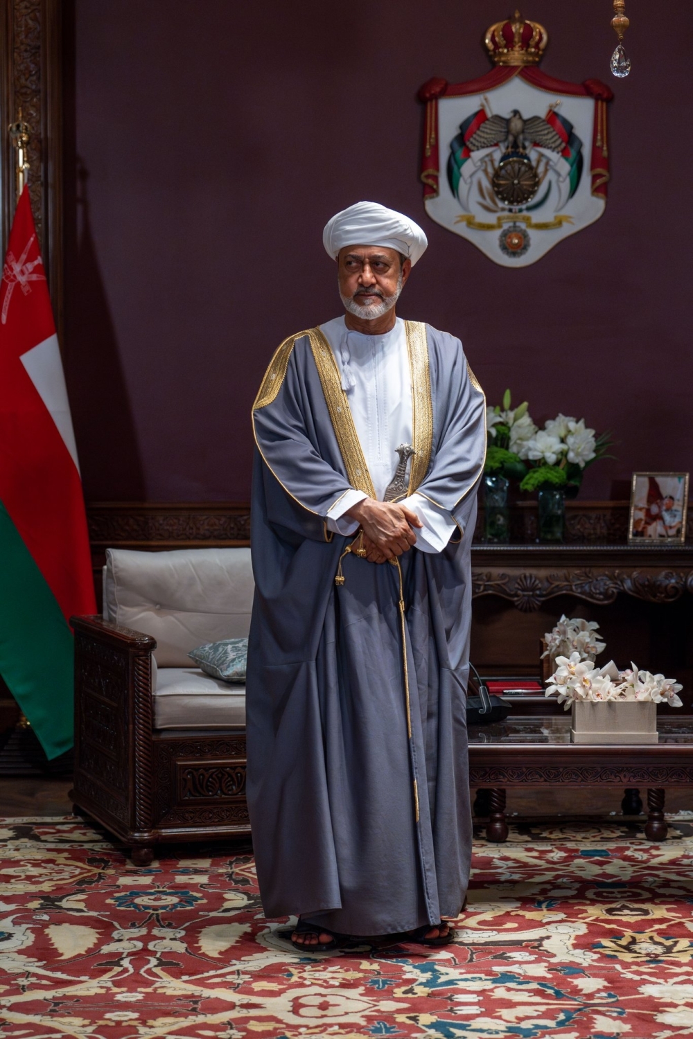  His Majesty, King of Jordan exchange medals