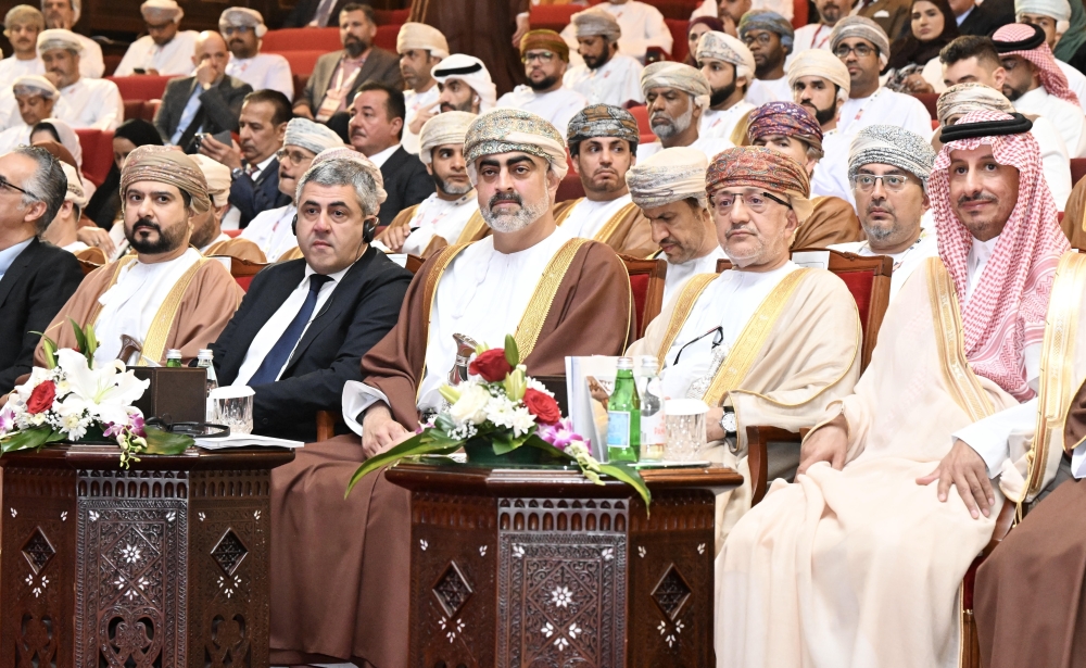 Dignitaries and officials pictured at the start of the conference held in Muscat on Thursday 