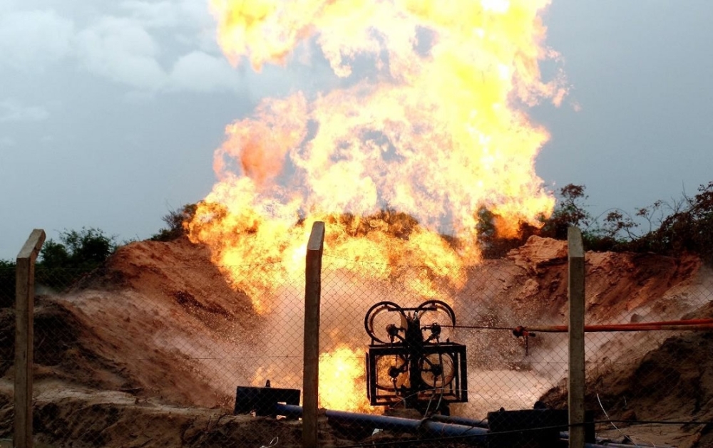 Ntorya-2 well-testing. © ARA Petroleum