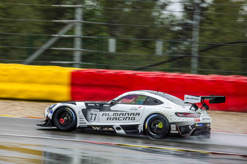 GT Open action with Al-Manar Racing by Getspeed at Spa. 