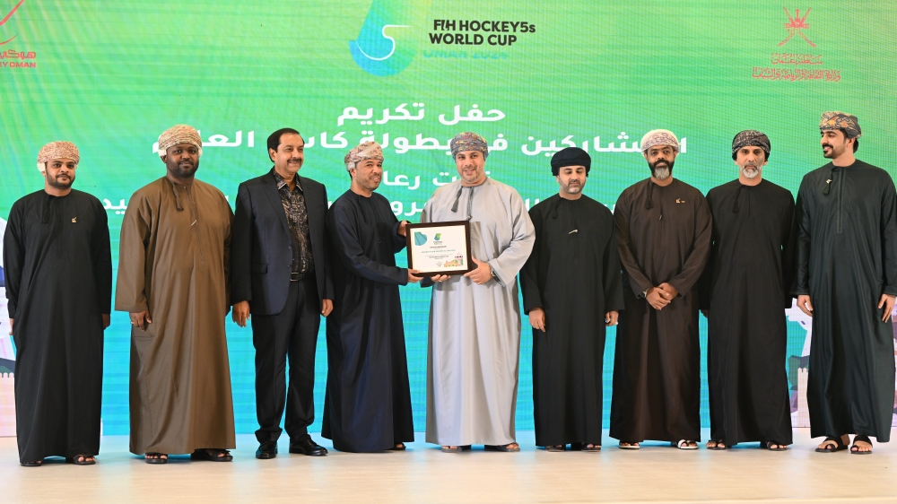 Oman hockey honour