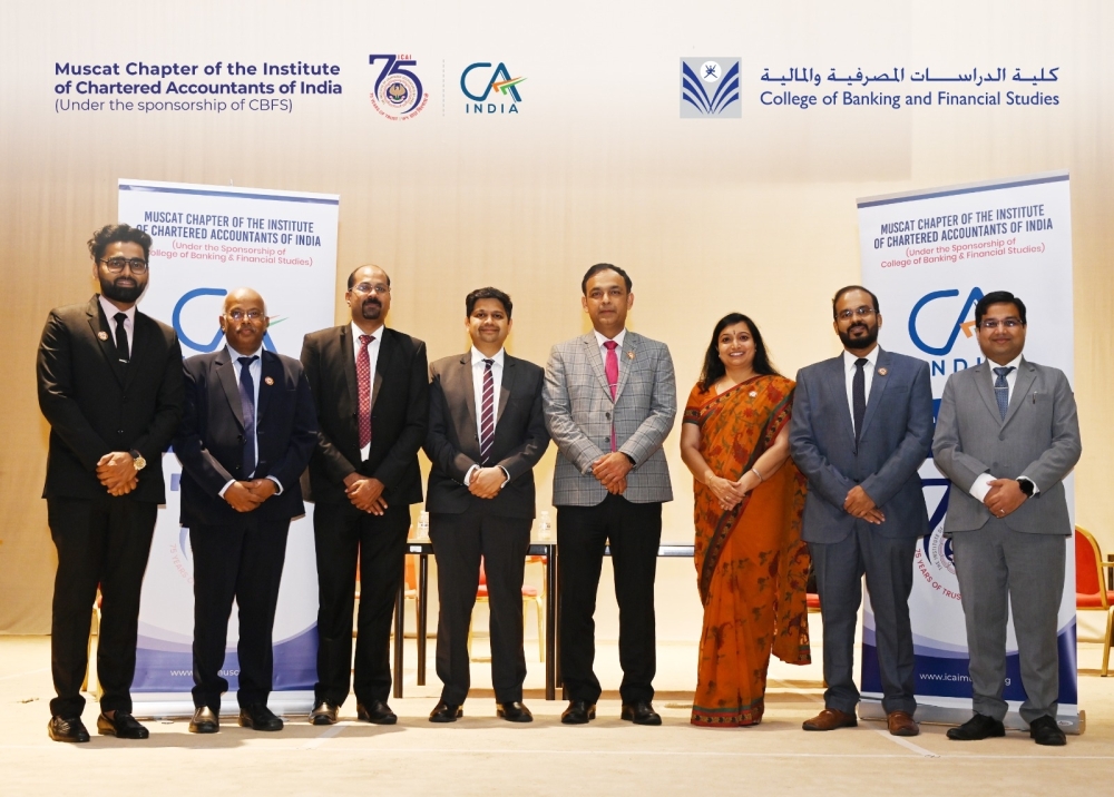 New office-members of ICAI Muscat.