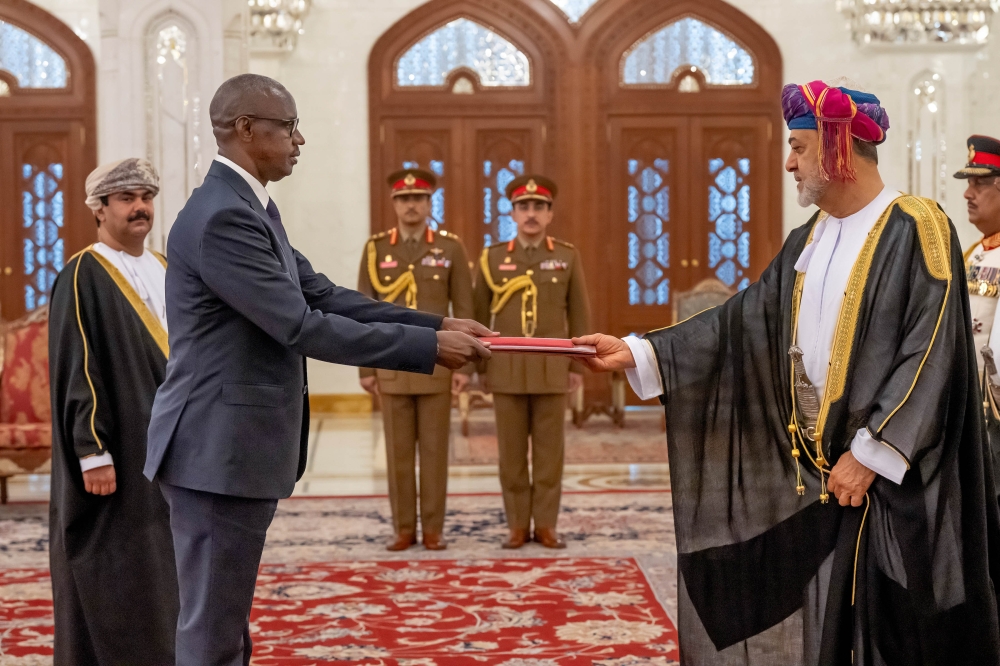 Dan Munyuza, Ambassador of the Republic of Rwanda to the Sultanate of Oman.