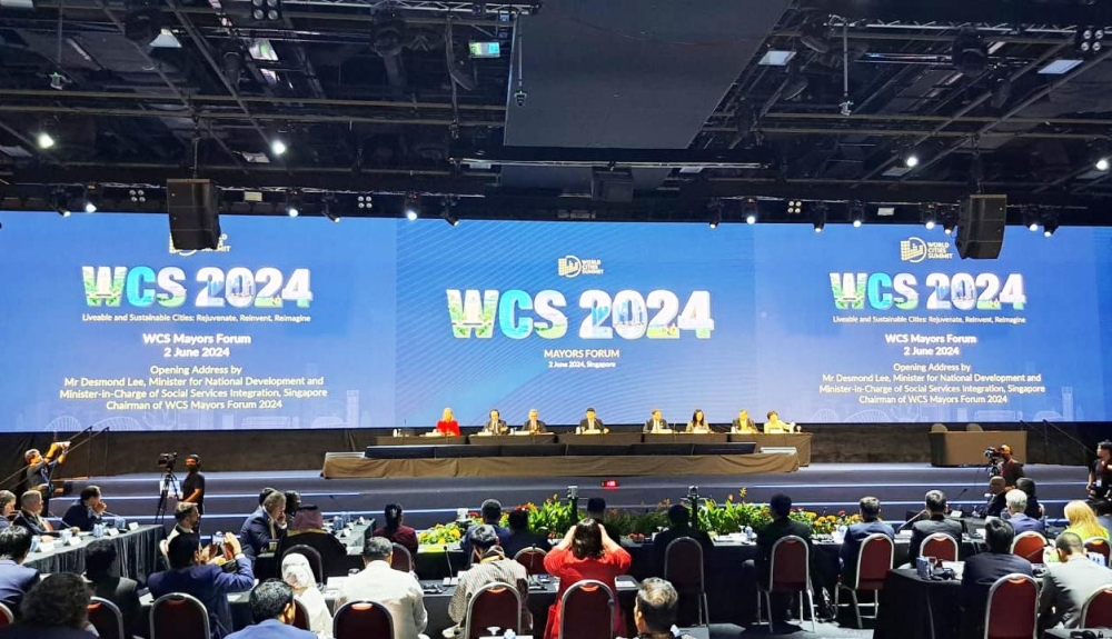 World Cities Summit, which opened in Singapore on Monday.