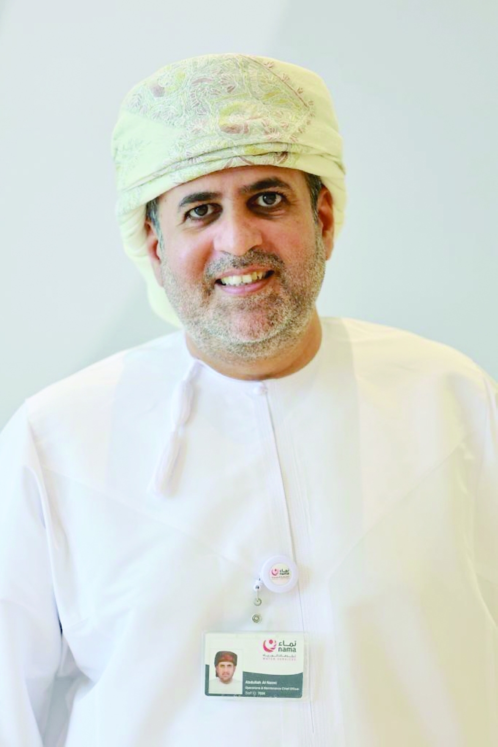 Engineer Abdullah bin Mohammed al Naimi, CEO of Operations and Maintenance at Nama Water Services