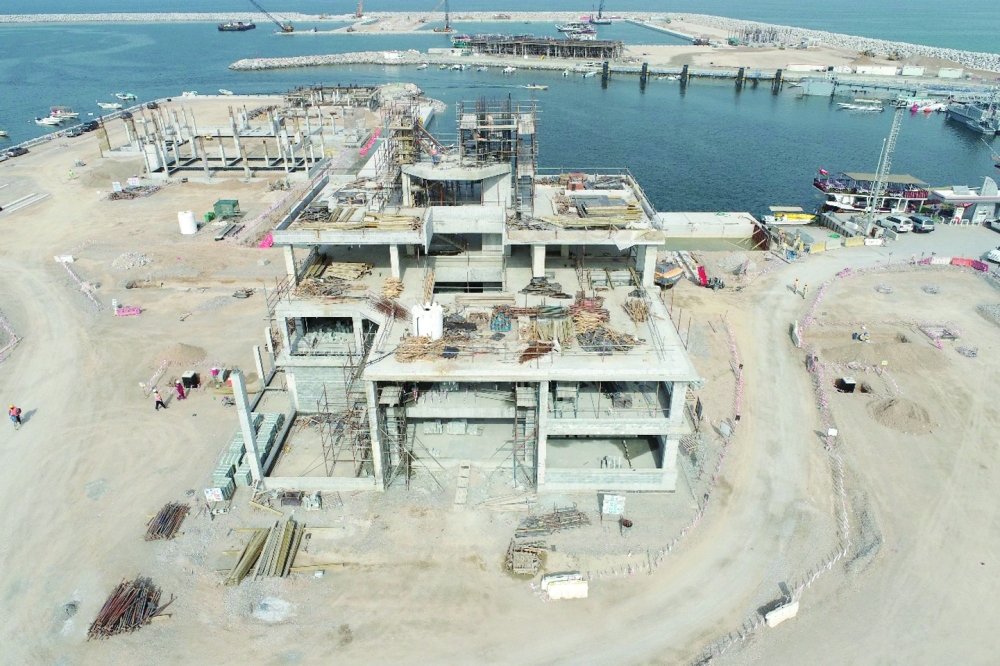 The construction work on the Dibba Port is well in progress with the completion rate at 75 per cent