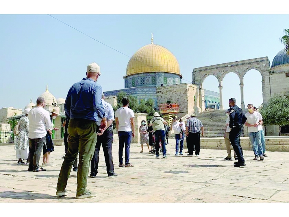 The pace of colonists' and extremists' incursions into Al Aqsa Mosque in occupied Jerusalem has increased significantly since the start of the Israeli aggression on the Gaza Strip on October 7 last year