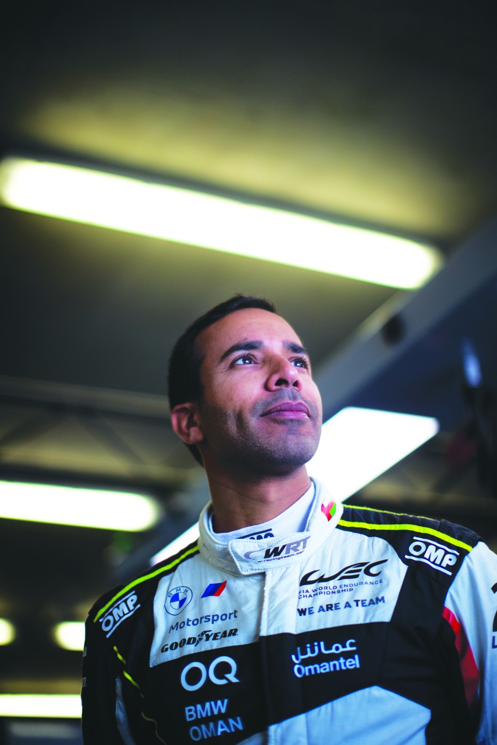Ahmad al Harthy before the test race at 2024 FIA World Endurance Championship in Le Mans, France.