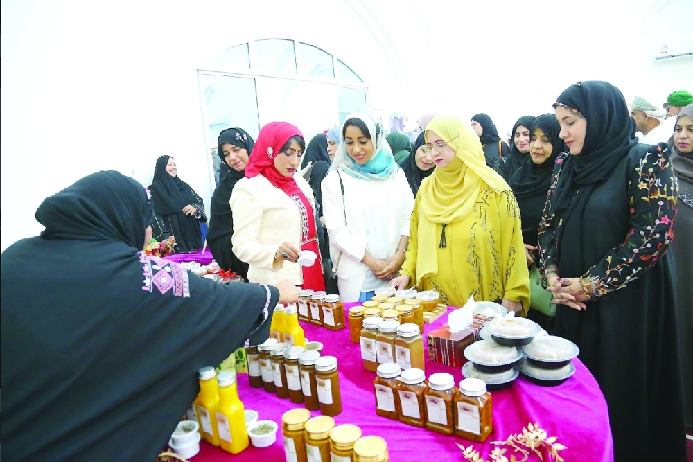 OWA in Al Khaboura organised an exhibition showcasing the products of local craftswomen and small business owners