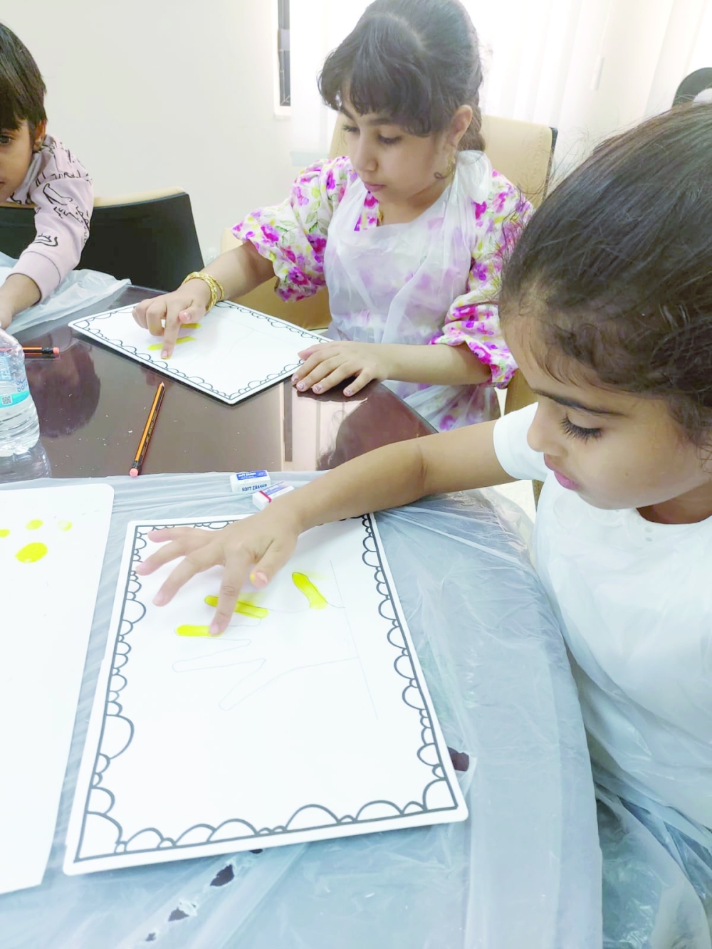 Children learned about the process of preparing TV programmes