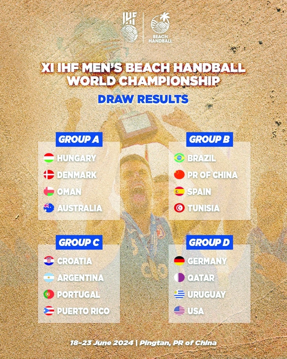 Oman beach handball team posts third win over Thailand