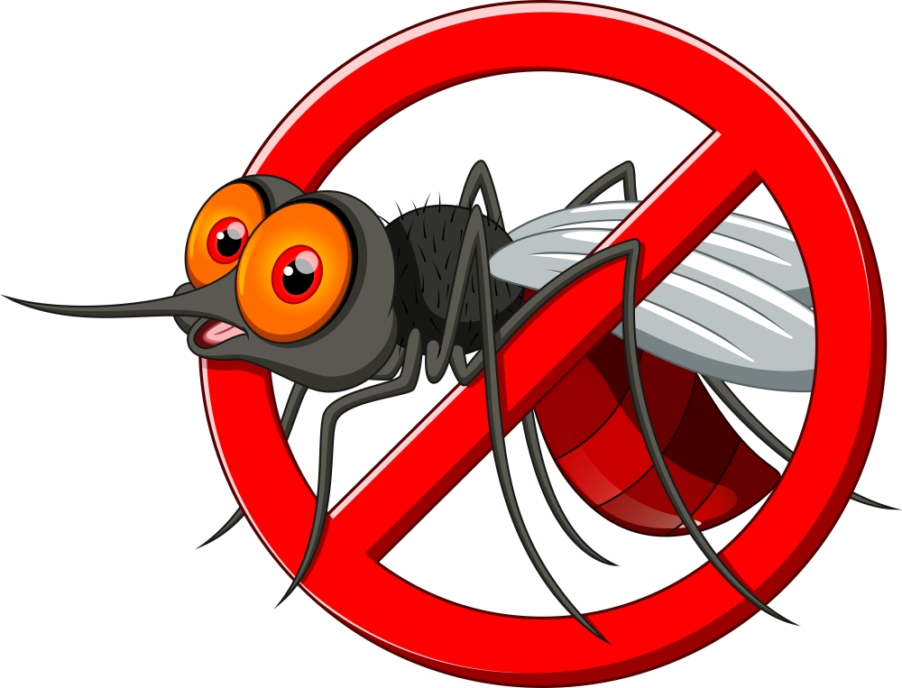 Stop,Mosquito,Cartoon