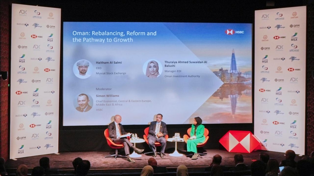 A major conference with extensive participation, featuring discussions on financial market development, economic reforms, diversification strategies, and investments for sustainability.